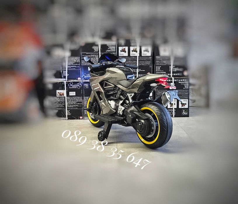 ТОП ЦЕНА!НОВО!Акумулаторен мотор Surfer GREAY с 12V,мека седалкака,USB