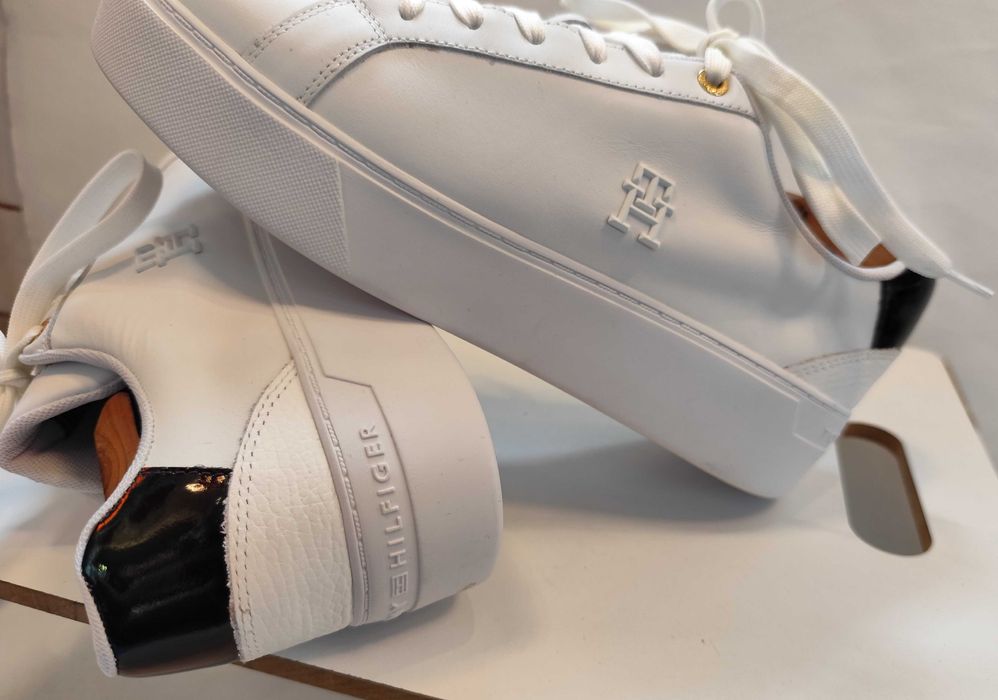 Pantofi sport casual 40 premium Tommy Hilfiger NOI piele naturala moal