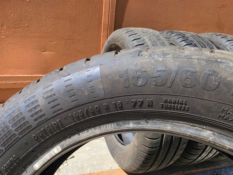 4 бр. летни гуми 165/60/16 Continental 6 mm DOT 2218