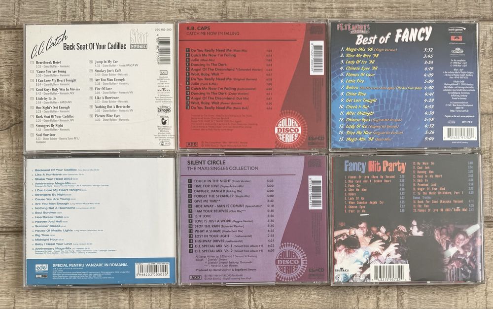 Lot 24 cd italo-disco Silent Circle/CC Catch/Bad Boys Blue/Den Harrow