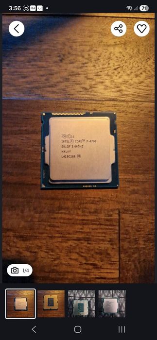 Продавам  Intel Core i7 4790k- LGA 1150 (Haswell)

Сва