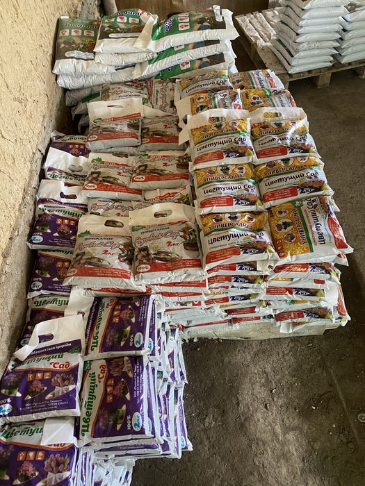 Оптом Биогумус, грунт, семена газона, перлит, торф