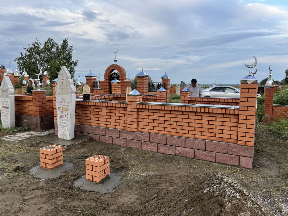 Строительство мазаров.