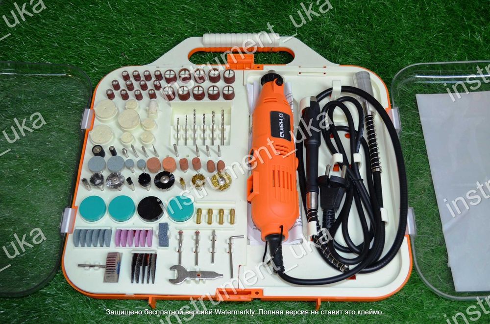 Дремель Haina (бормашинка гравер) с набором