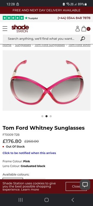Folding Tom Ford Whitney