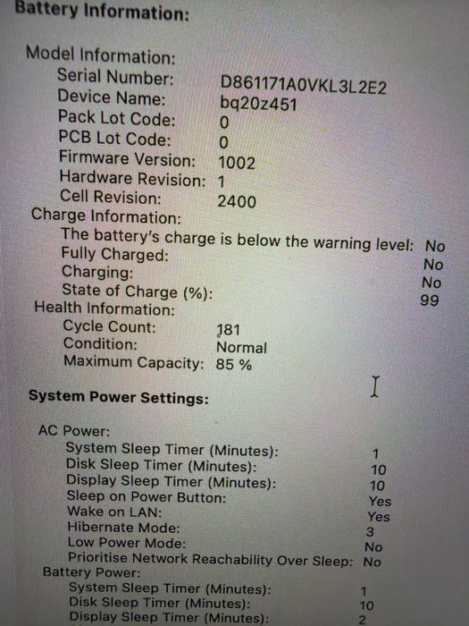 Macbook Pro M1 16/256gb
