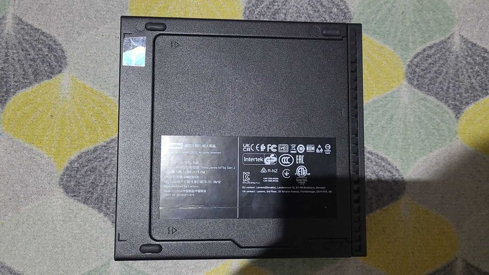 Mini PC Lenovo M75q Gen 2, Ryzen 3 PRO 5350GE , 16 gb ram