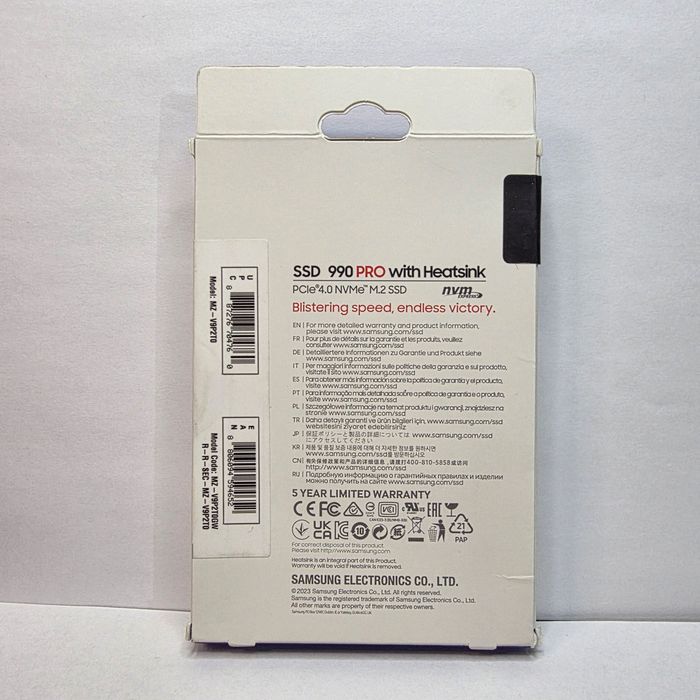 SSD Samsung 990 PRO HeatSink 2TB - GARANTIE 12 LUNI | TrueShopPC