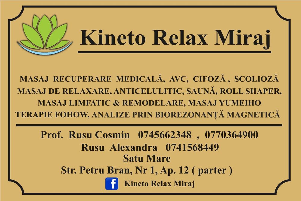 Masaj Kineto Relax  Miraj