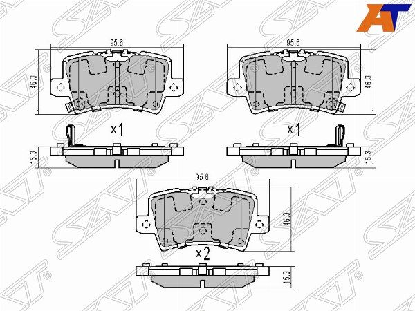 Колодки тормозные Honda Civic
