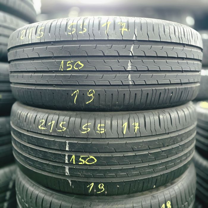 2x 215/55/17 VARA CONTINENTAL 2019 Stare excelentă