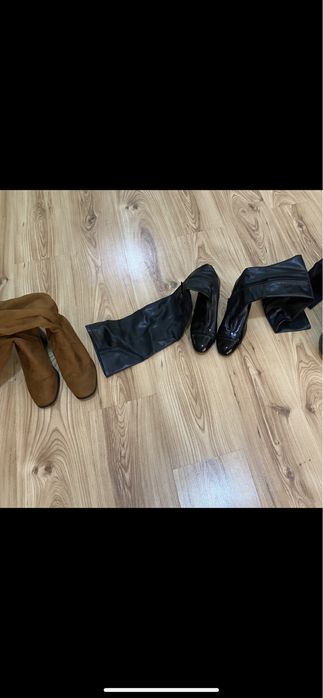 ZARA ботуши  размер 39  велурени