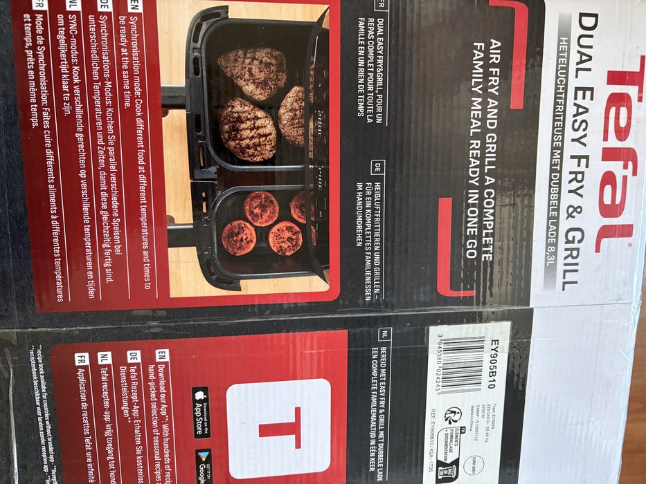 Tefal Dual Easy Air Fryer! Produsul este Nou Sigilat!!