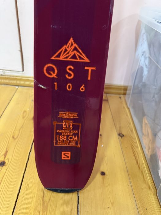 Лыжи новые с креплениями  Salomon