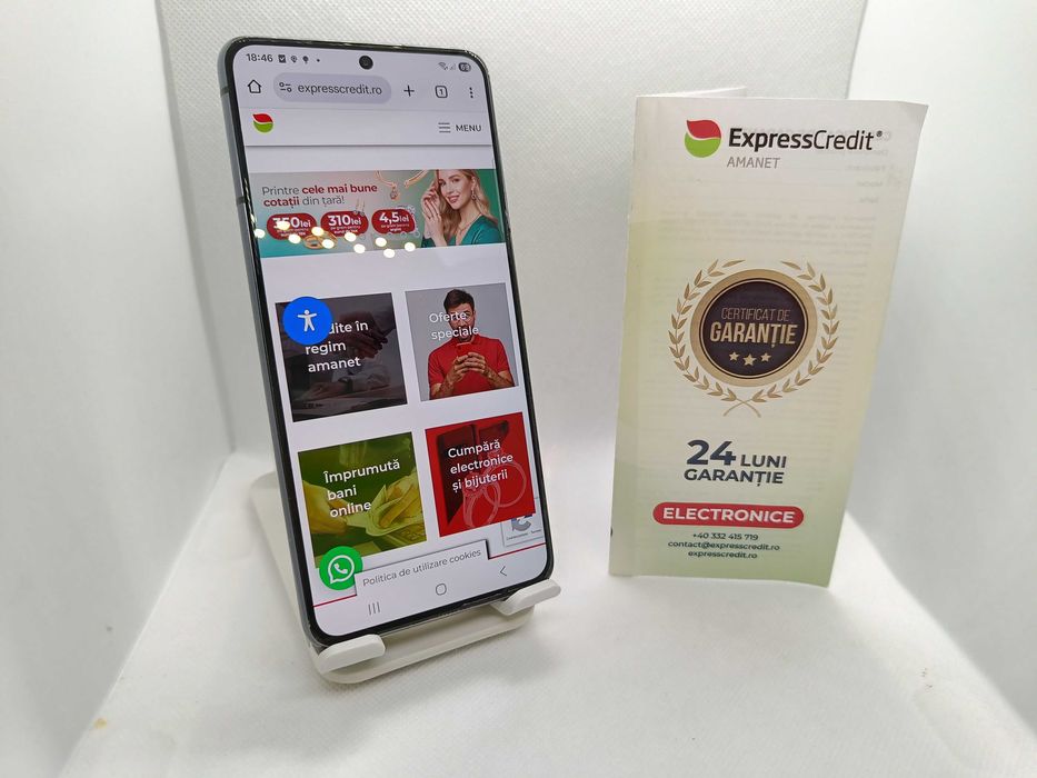 Samsung S21 5G (Ag16 Moldova b32163) - Garantie 2 ani!