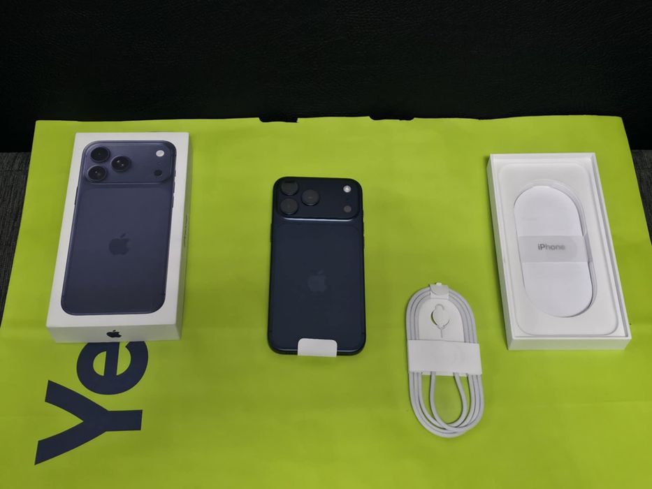 ЧИСТО НОВ 256GB iPhone 17 Pro Max Yettel Гаранция 2028г. Blue | Син