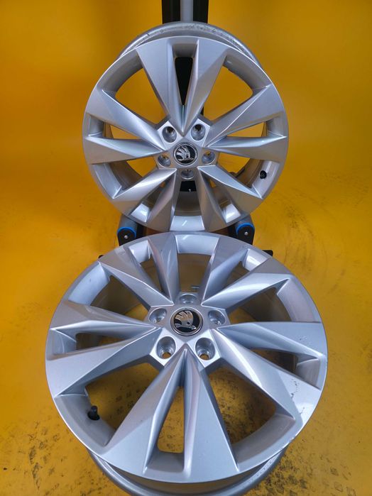 2 Jante Aliaj 5x112 17'' OEM SKODA KAROQ NOI - 7J ET 45 - 57A601025AG