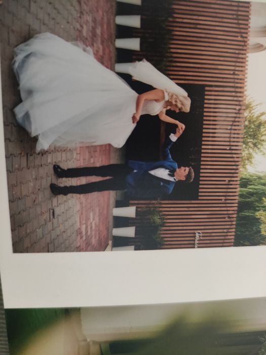 Rochie de mireasa cu trena Anisia,  Atelier Zabo, voalul cadou https