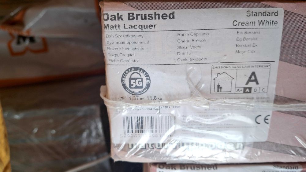 Parchet triplu stratificat stejar vechi cream white