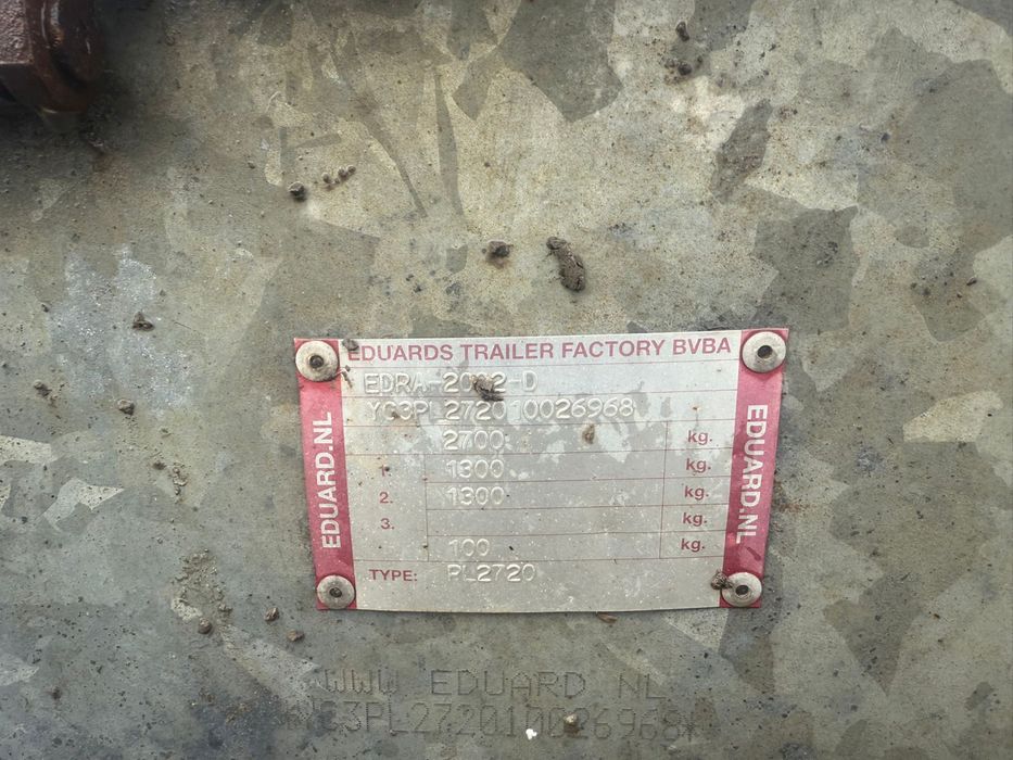 Remorca Platforma 4m x2m 2.7 t