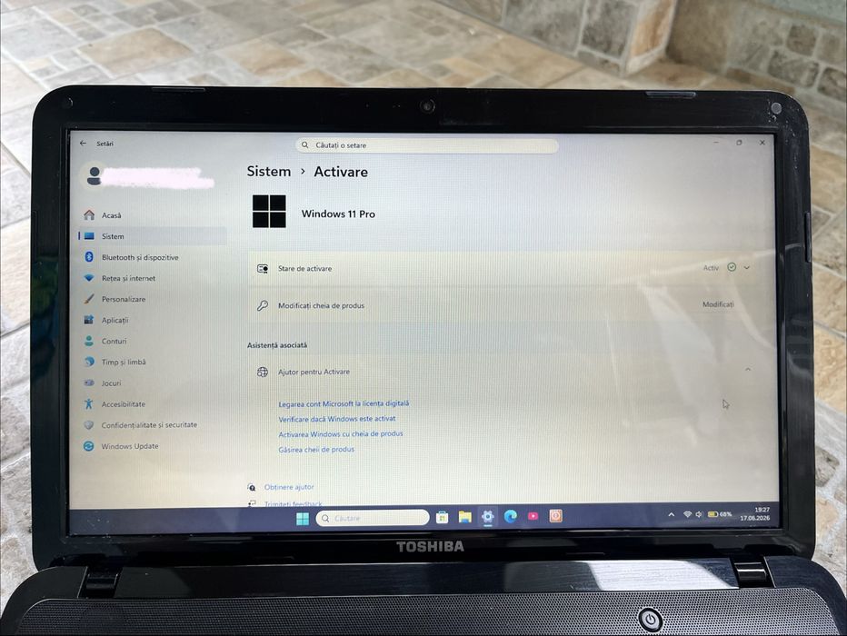 Laptop Toshiba SATELLITE  L850 cu procesor i7 3610QM, 8 gb RAM