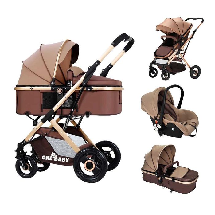 Carucior copii 3 in 1 ONEBABY - Livrare Gratuita - Produs Nou