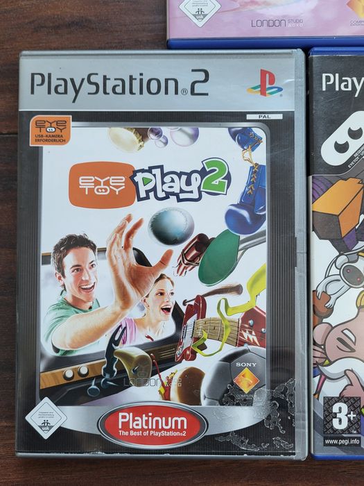 Pachet 3 jocuri Eye Toy Playstation 2, ps2