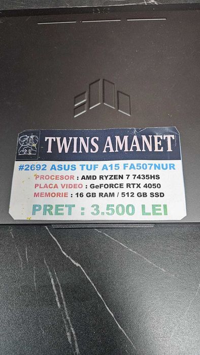 Asus Tuf A15 FA507NUR