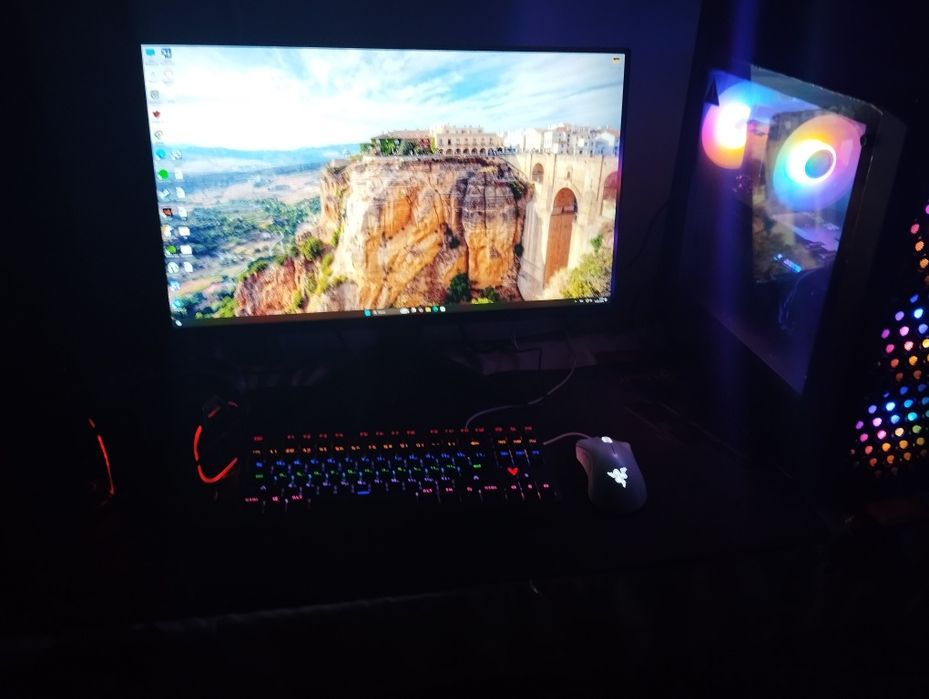 Игровой компьютер Ryzen 5 7500f .B650M .ddr5 16gb.rtx 3070 gigabyte
