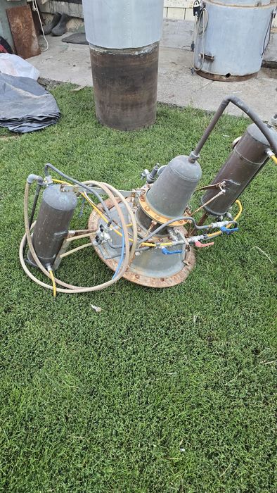 Cazan de cupru cu arzator automatizat