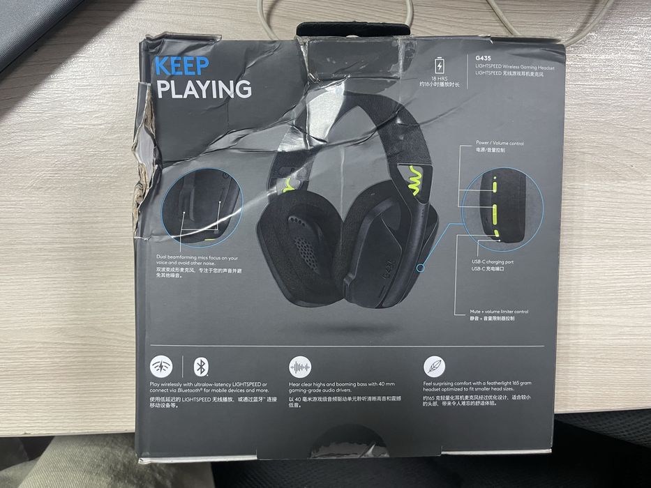 Наушники игровые Logitech G435