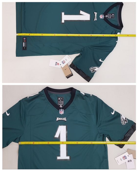 Tricou NIKE Elite Jalen Hurts Philadelphia Eagles Legend Nou, Nr. XL