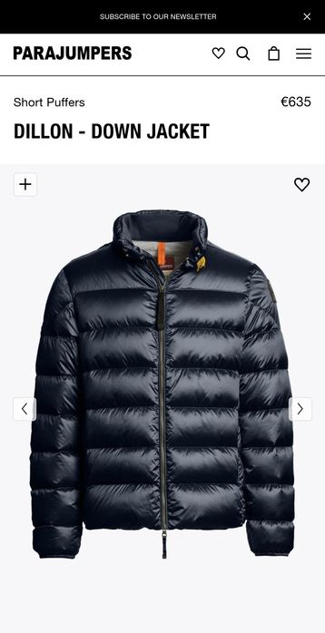 Мъжко 100% оригинално яке  Parajumpers DILLON - DOWN JACKET с пух