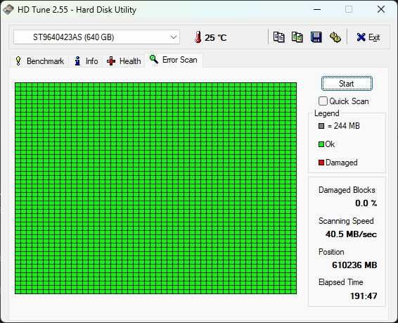 Хард диск Seagate 640GB (600GB използваеми) 5400 RPM 2.5 инча HDD