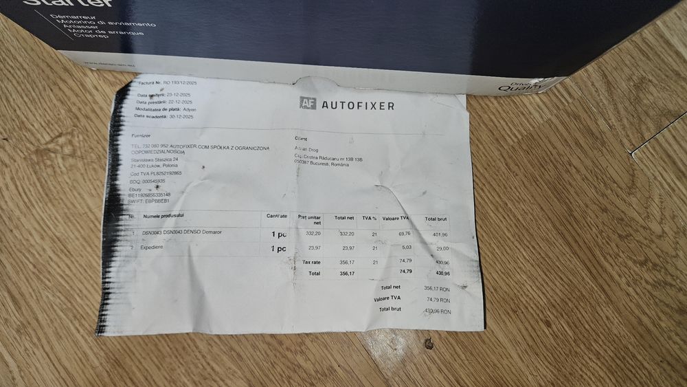 Electromotor Renault Trafic