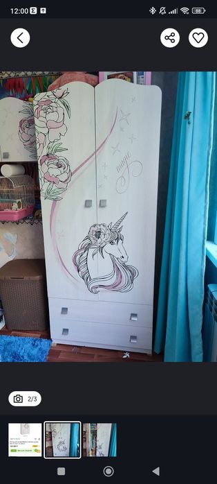 Модульная стенка для девочек