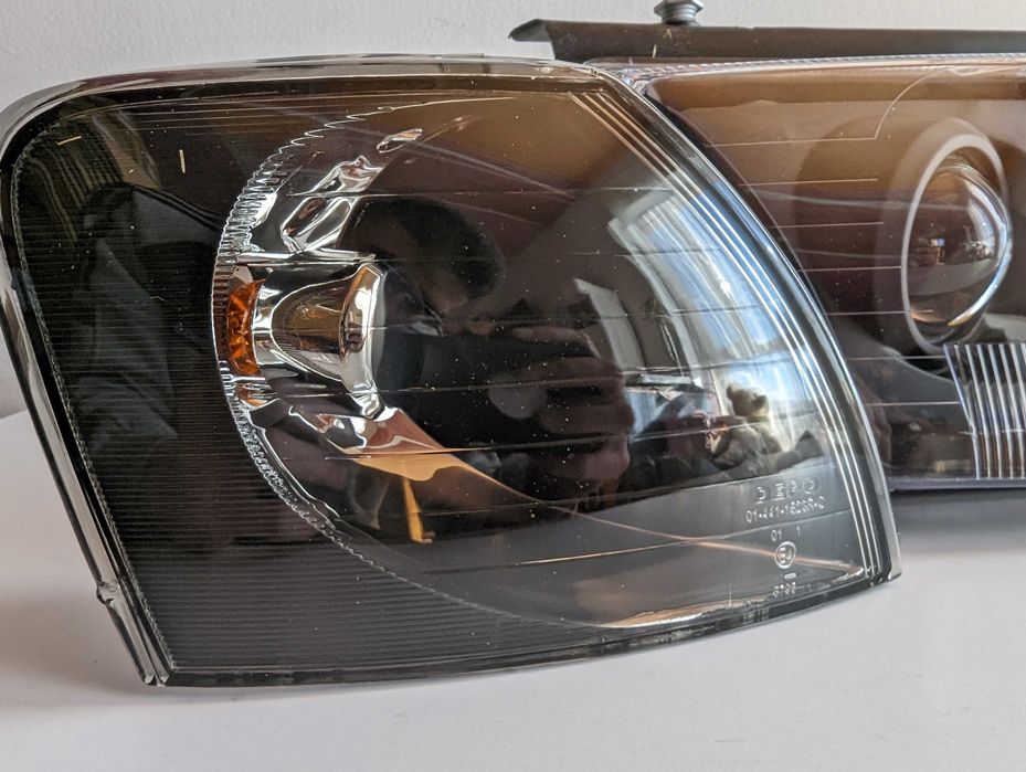 Фарове Пасат Б5 VW Passat B5 96-00 Тунинг Черни затъмнени DEPO