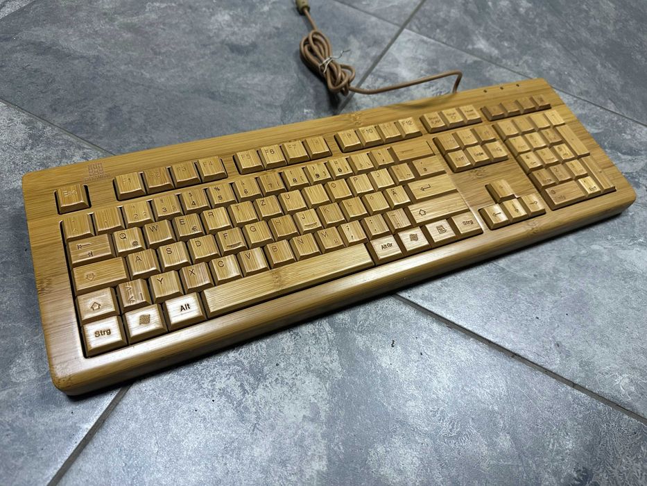 Клавиатура Бамбукова немска подредба , USB