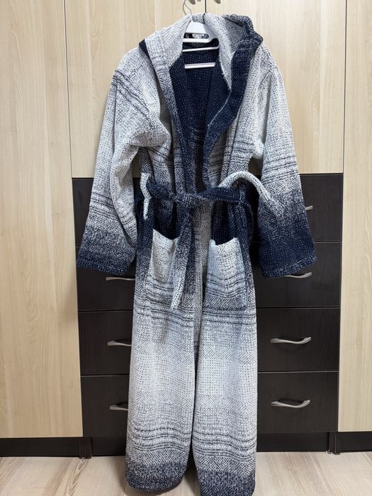 Халат за баня с качулка