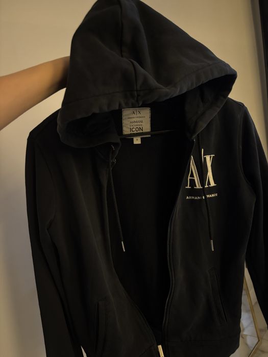 зипка армани zip hoodie armani exchange