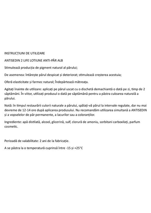 Lotiune pentru par - anticaruntire premium