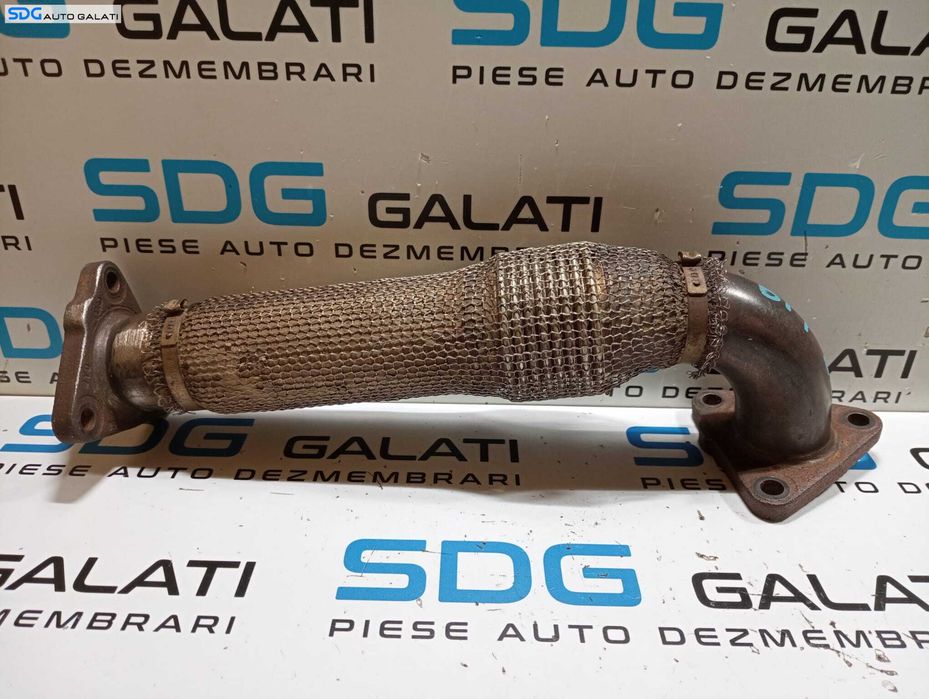 Compensator Racord Flexibil Galerie Teava Conducta Evacuare Stanga Audi A6 C6 3.0 TDI BMK ASB BNG 2005 - 2011 Cod 059789M [M7731]