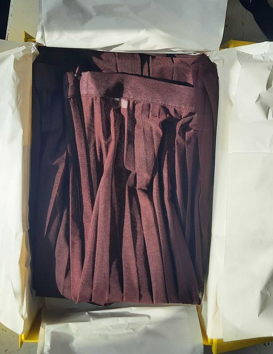 Прозрачна макси пола