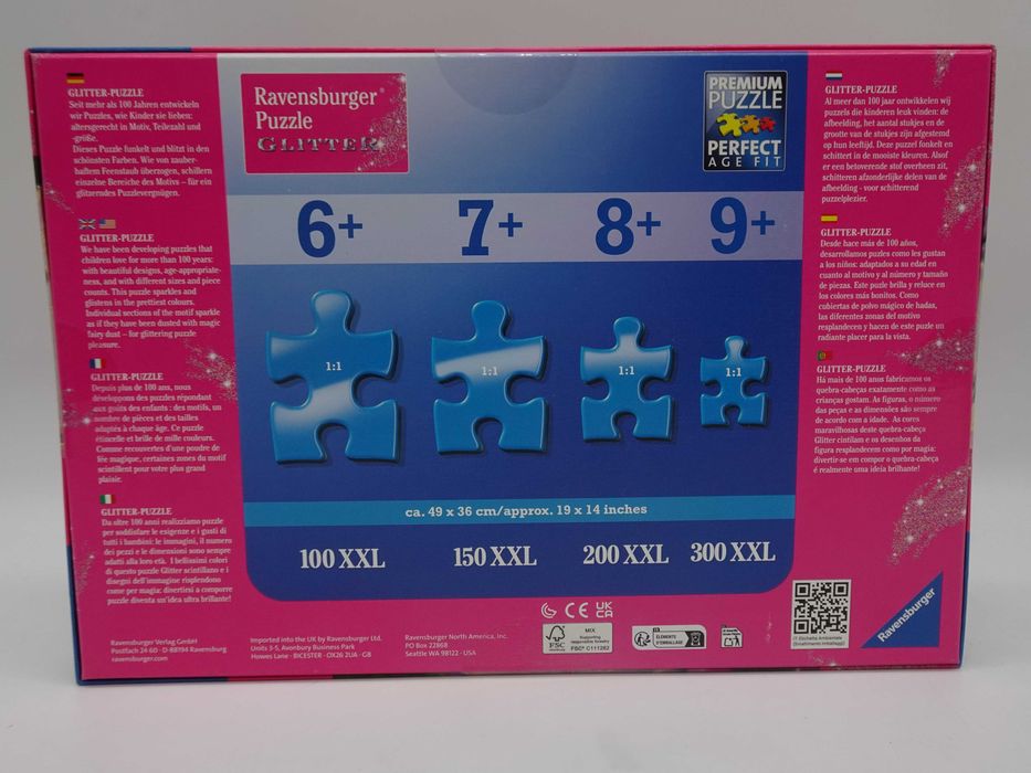 Puzzle Ravensburger Glitter - Pisicuta, 100 piese