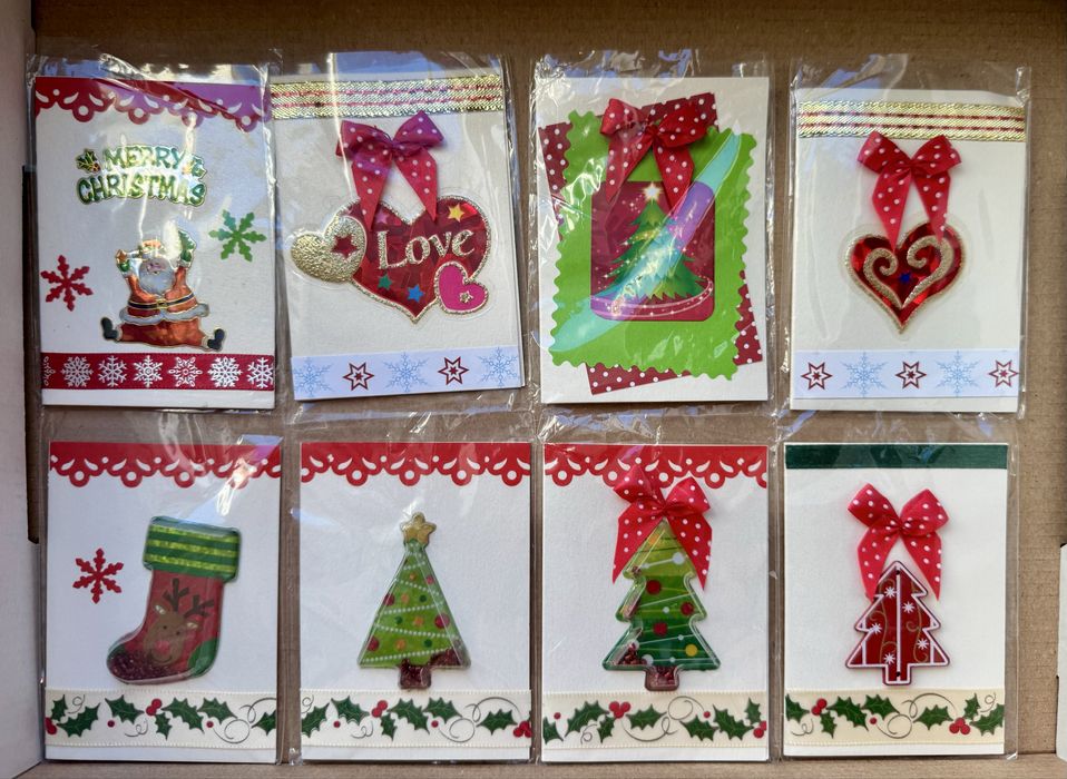 Ръчно изработени коледни картички