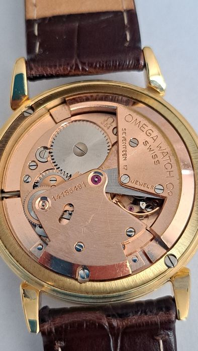 Ceas de Aur 18 K Omega Automatic Cadran Fagure