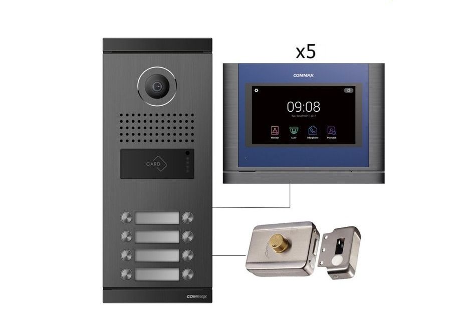 Установка+ремонт-камеры видеонаблюдения-домофон.Remont domofon-Commax.