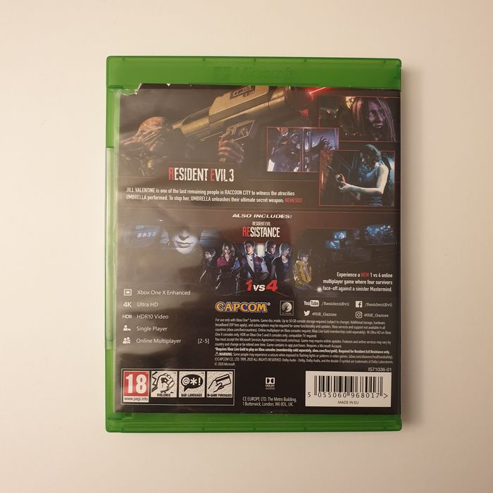 SIGILAT Resident Evil 3 Remake Xbox One/Xbox Series X