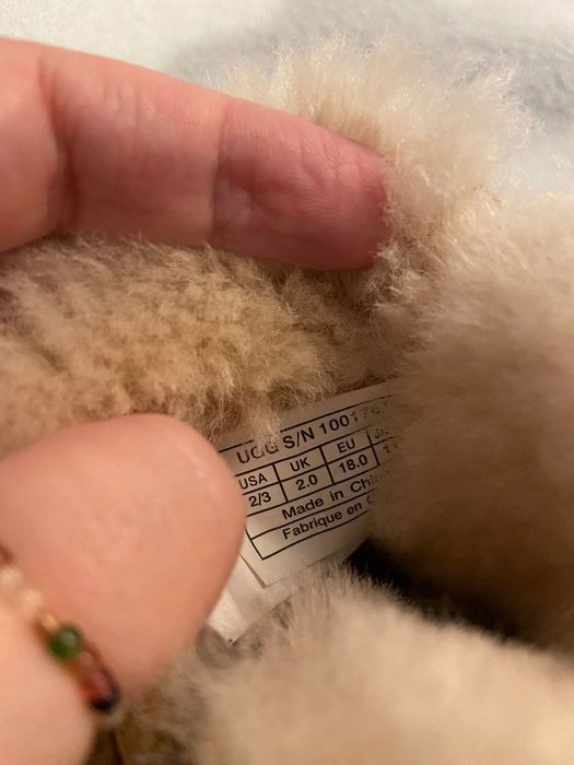 Бебешки ботушки UGG Baby Cassie Leopardo 18 номер 6-12 месеца