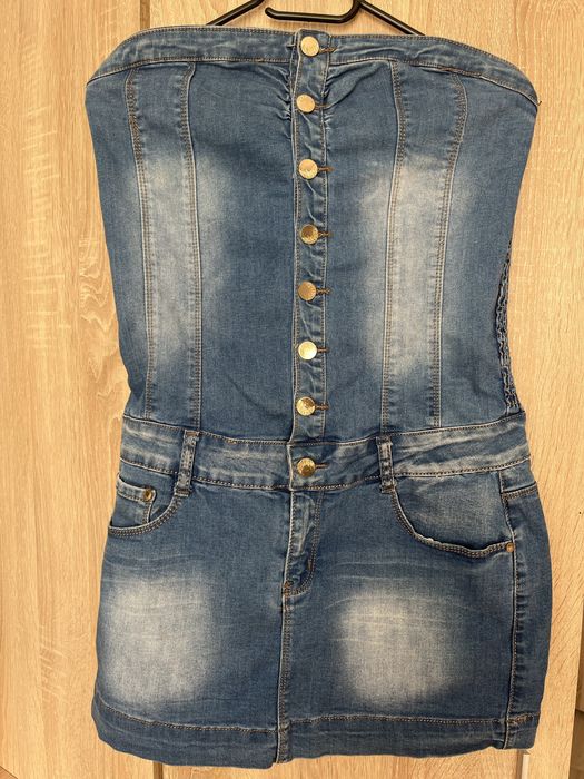 Дамски дънков сукман